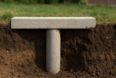 Глубина заложения ростверка свайного фундамента