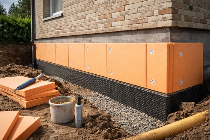Как производится утепление фундамента дома снаружи — этапы и риски