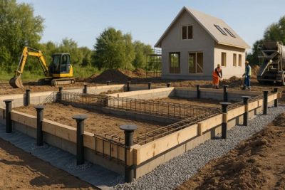 Можно ли свайно ростверковый фундамент использовать под строительство дома?