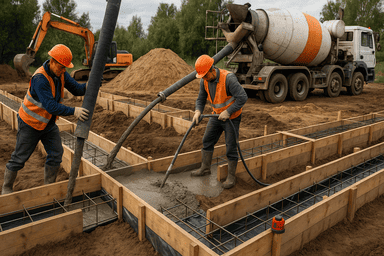 Как делать ленточный фундамент: пошаговая инструкция