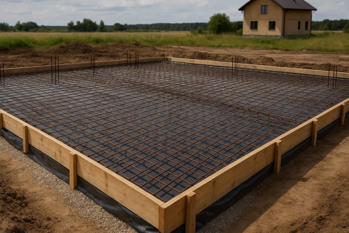 Плюсы монолитного фундамента