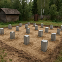 Столбчатый под баню 6×6 Столбчатый под баню 6×6