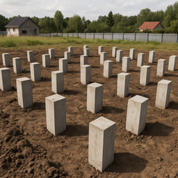 ЖБ сваи 300×300 под дом 10×12 ЖБ сваи 300×300 под дом 10×12